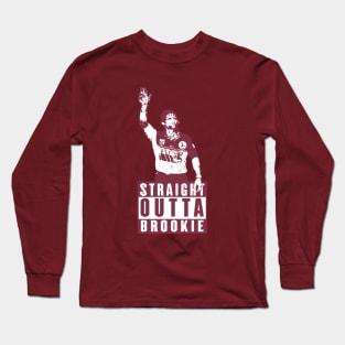 Manly-Warringah Sea Eagles - Des Hasler - STRAIGHT OUTTA BROOKIE Long Sleeve T-Shirt